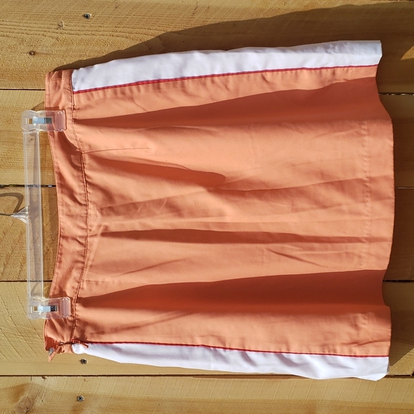 Izod X tra Dry Orange White w Red Piping Skort 12 - Picture 7 of 9